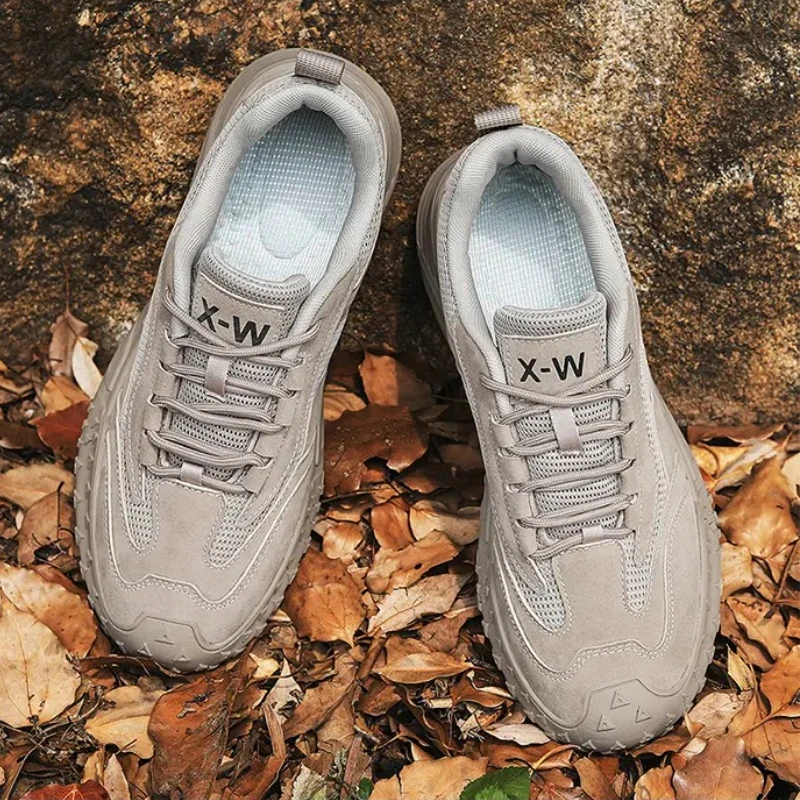 Alta qualidade tênis de corrida 2025 ao ar livre casual antiderrapante caminhadas sapatos solas grossas confortáveis respirável luz sapatos de treinamento