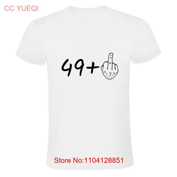 Camiseta para hombre de 50 años fiesta de cumpleaños Abraham manga larga o corta