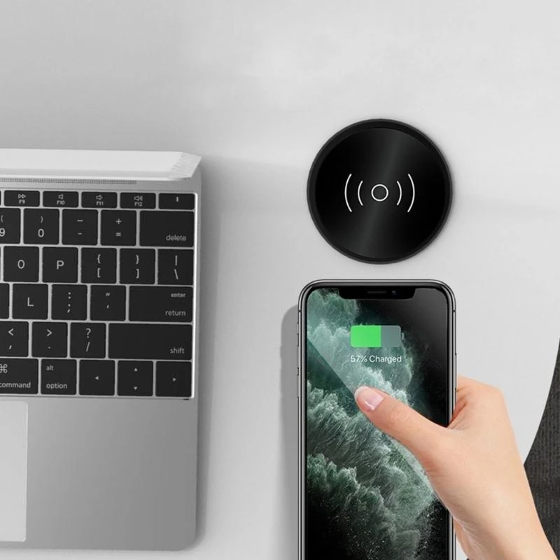 15W Built in Desktop Wireless Desktop Embedded Fast Wireless for Phone 15 S22 S23 S21 S20 S10+