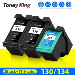 For HP 130 134 Ink Cartridge Compatible For HP130 134 Photosmart 8153 2713 2613 8753 8453 8453GP 8053 2573 D5163 Inkjet Printer