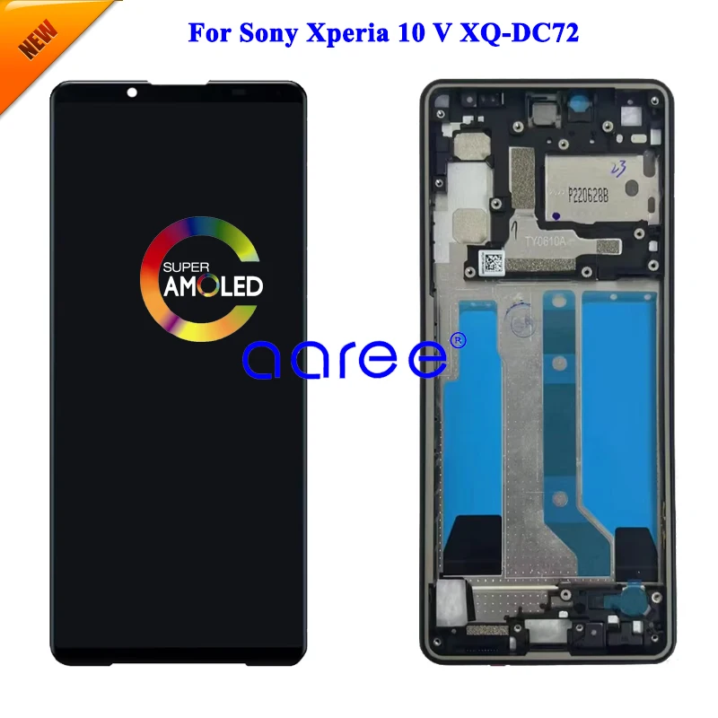 

AMOLED Original LCD For Sony Xperia 10 V LCD Display For Sony Xperia 10 V XQ-DC72 Screen Touch Digitizer Assembly