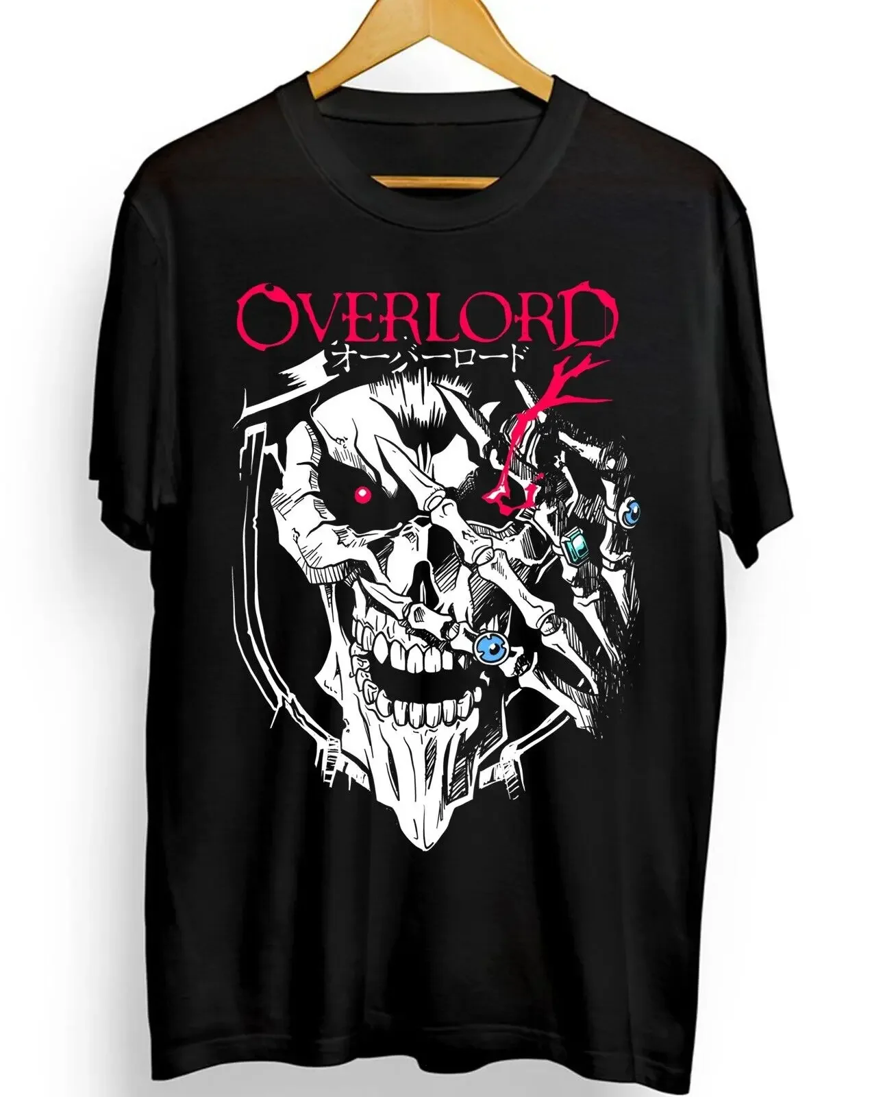 

overlord New T-shirt,anime, overlord manga, ainz ooal gown Graphic Tee