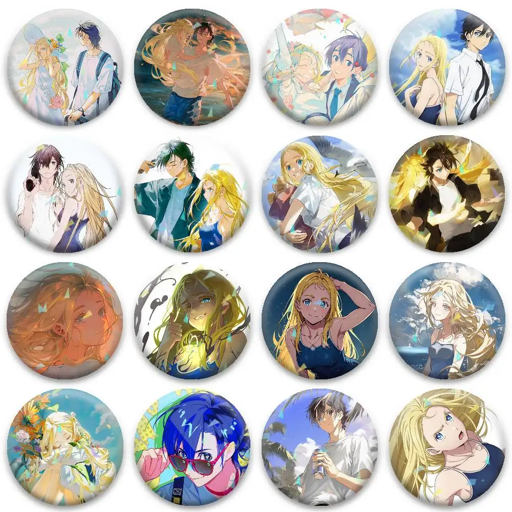 S-Summer Time Rendering Badges Niche Design Brooch for Backpack Lapel Pins Creative Accessories