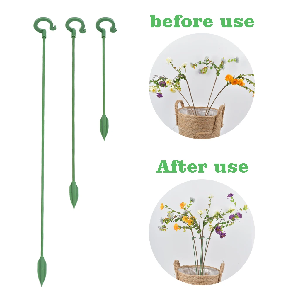 

5Pcs Plastic Plant Supports Flower Stand Reusable Protection Fixing Tool Gardening Supplies For Vegetable Holder Bracket