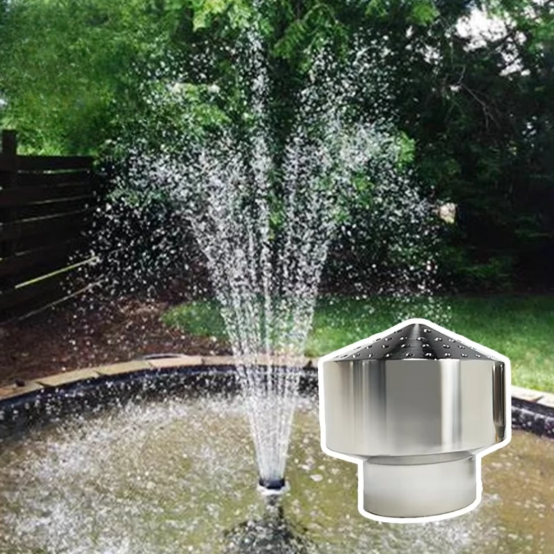 Outdoor Music Fountain Waterfall Nozzle Garden Fountain Spray Head Water Feature Nozzle