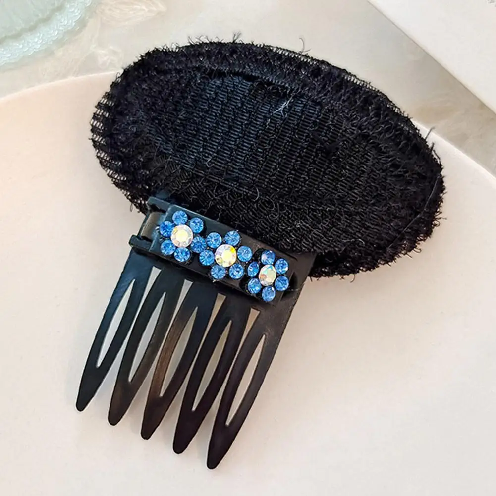 Almofada de cabelo Invisible Fluffy, Almofada de cabeça de esponja, Front Line, Volume Base Puff