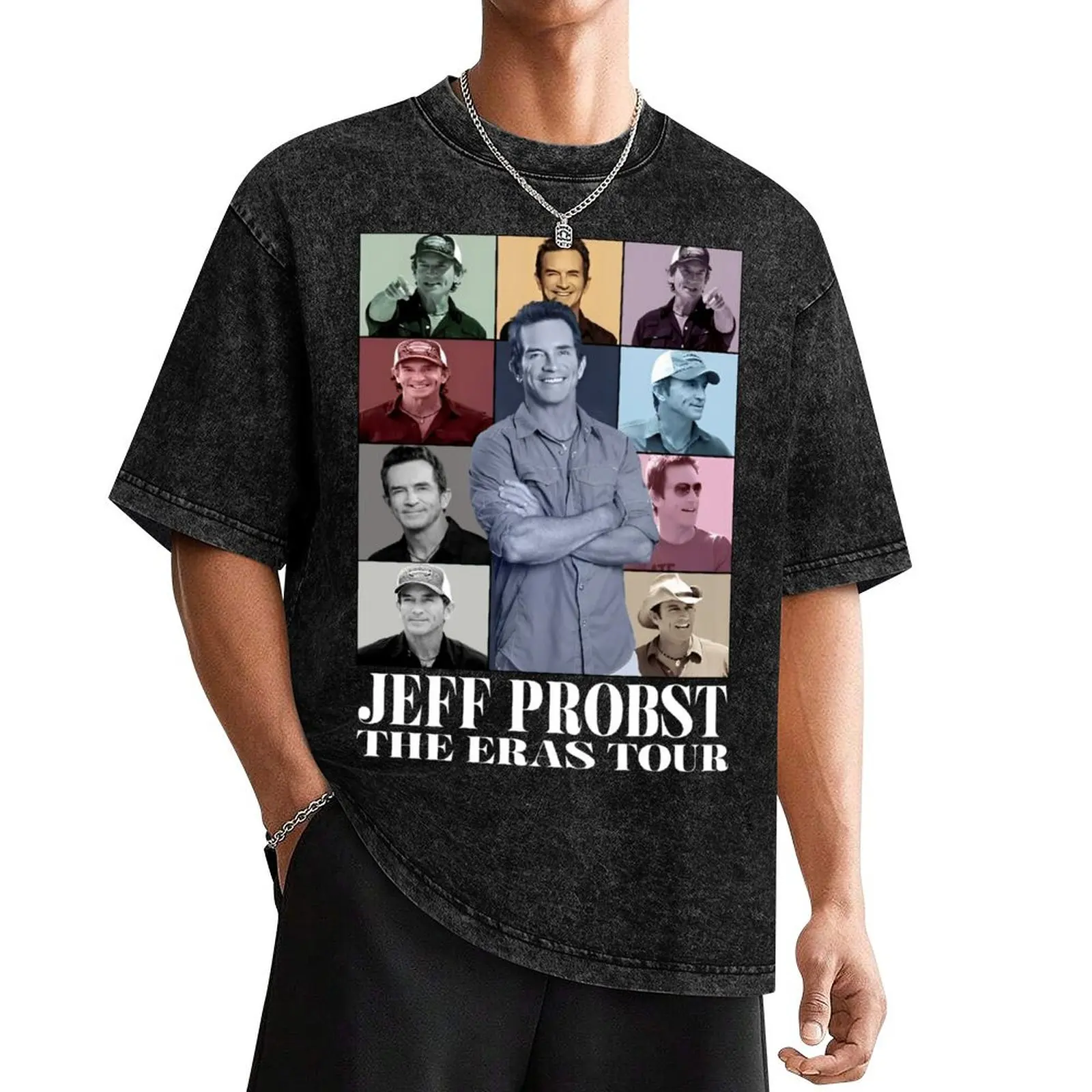 

Jeff Probst Shirt 90s survivor Tee tv television T-Shirt luxury t-shirt funny gifts t shirts men