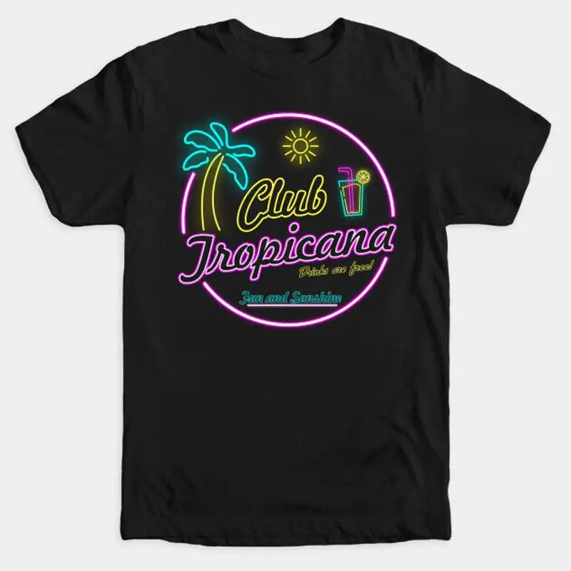 Club Tropicana Fantastic By 80S Pop Wham T Shirt George Michael Andrew Ridgeley