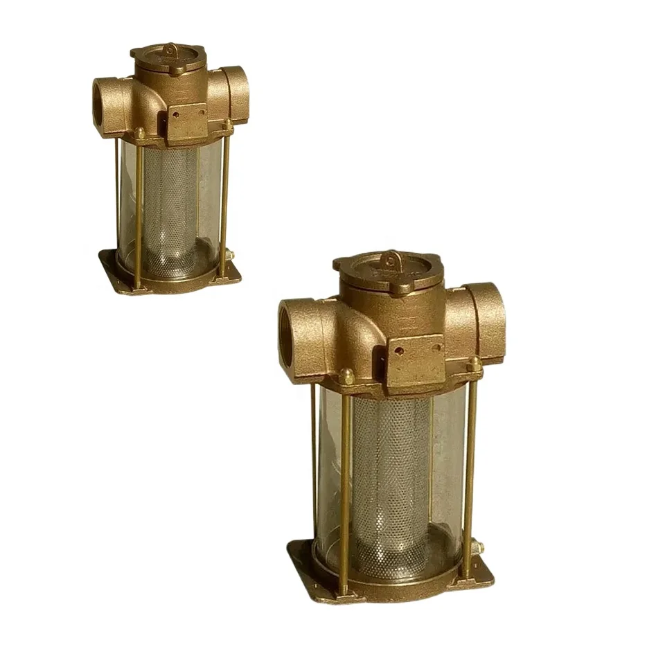 Bronze Marine Strainer  marine sea water filter for marine engine, generator , water pump, fishing boat accessories