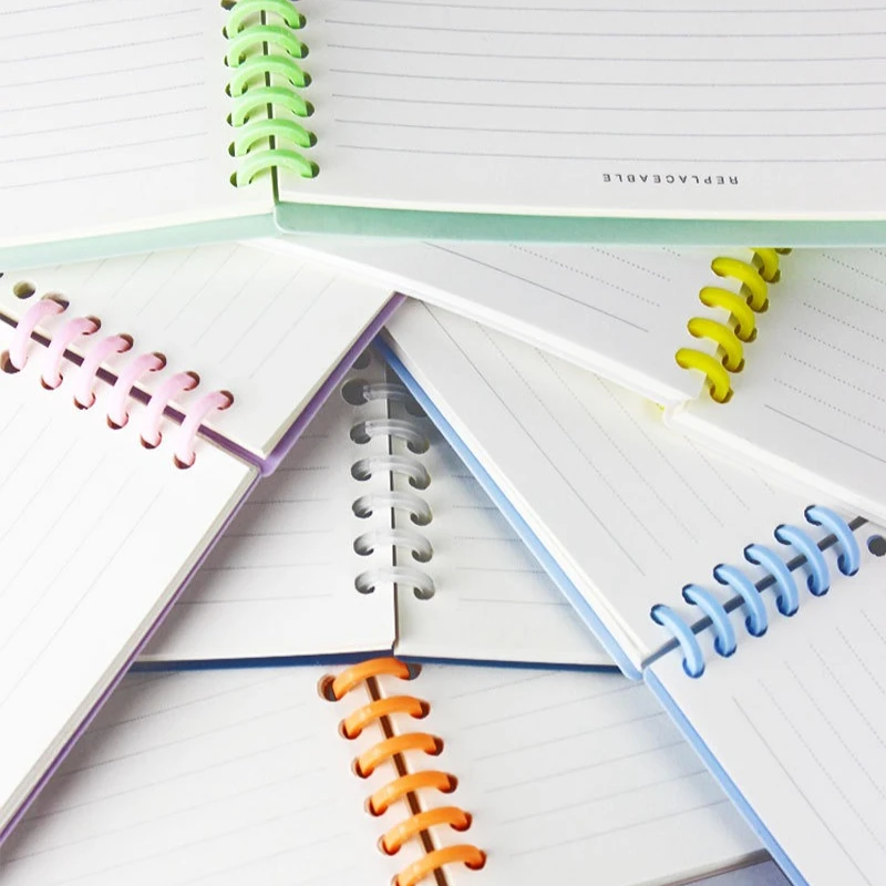 3Pcs Plastic Loose-leaf Binder Ring for DIY Notebook Journal Student Clip Buckle for File Folder Office Binding Supplies(6-hole)