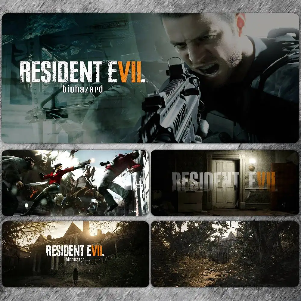 Resident Evil 7 Biohazard Mousepad Large Keyboard Desk Mat Gaming Mouse Pad LockEdge Non-slip Mat
