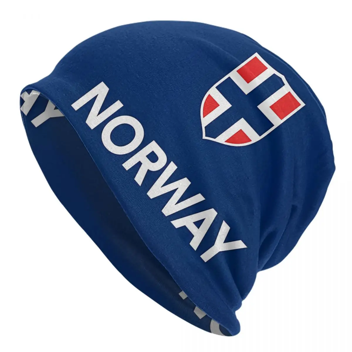 Norway Flag Autumn Female Thin Beanies Double Used Windproof Bonnet Hats