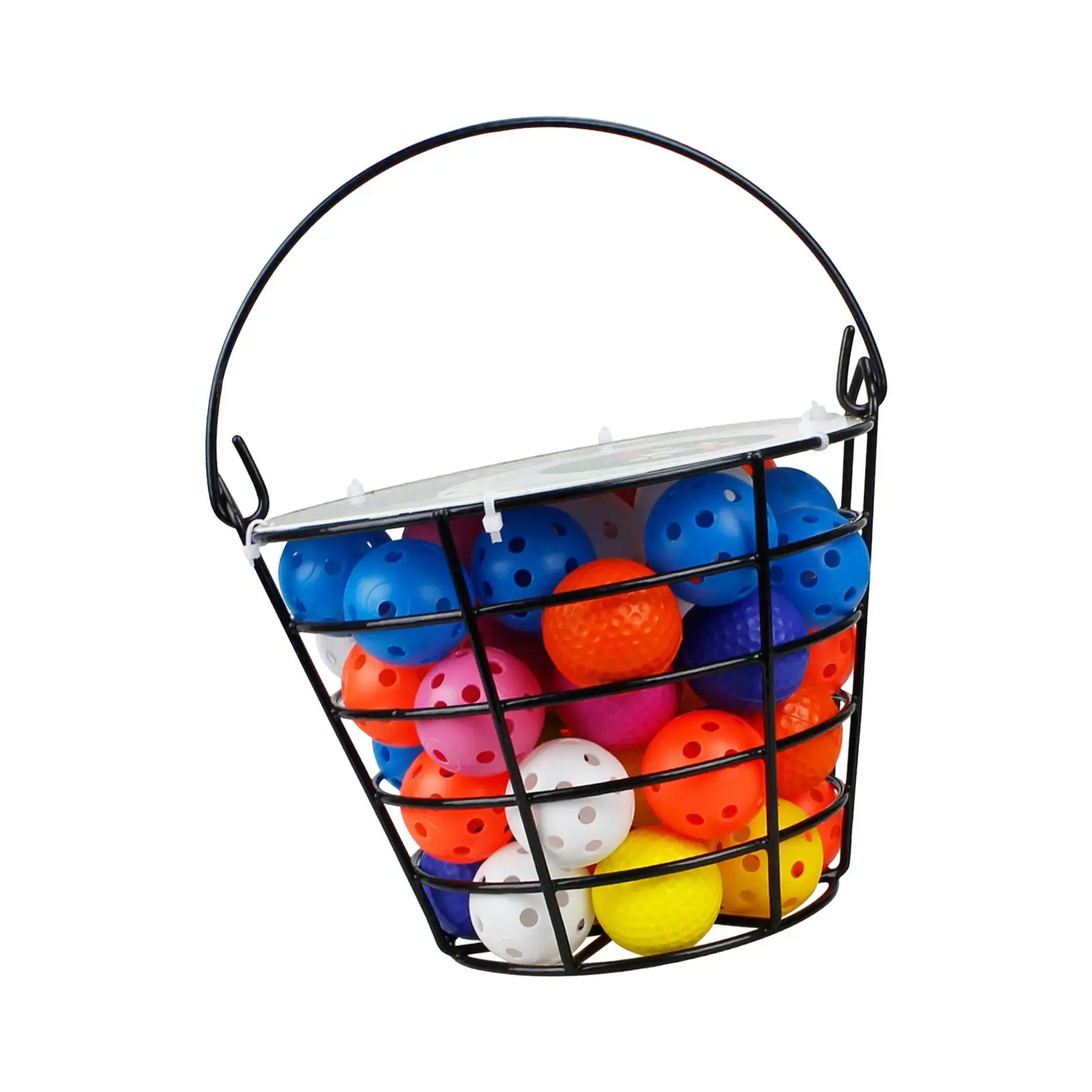 Golf Ball Basket Portable Golfball Container Storage Organizer Golf Range Bucket