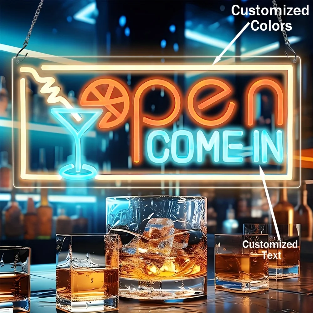 

Изготовленная на заказ светодиодная неоновая вывеска, персонализированные имена, неоновый цвет с питанием от USB, несколько шрифтов, доступный для бара, ночного клуба, кафе, украшение стены, светильник