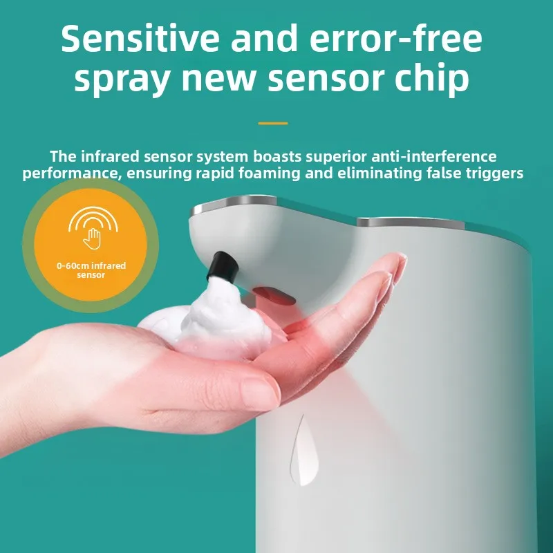 Automatic Induction Washer Wall-mounted Liquid Dispenser, Liquid Foam Integrated Soap Dispenser, Induction Hand Sanitizer