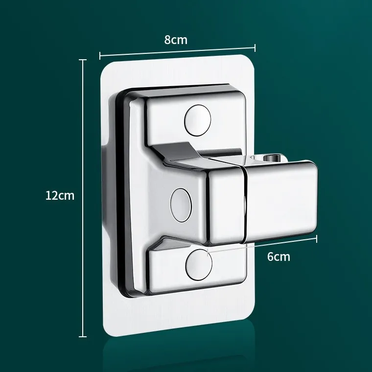 Non-punching Shower Bracket Shower Head Holder Bathroom Rain Hanging Seat Adjustable Flower Drying Wall Base Bracket