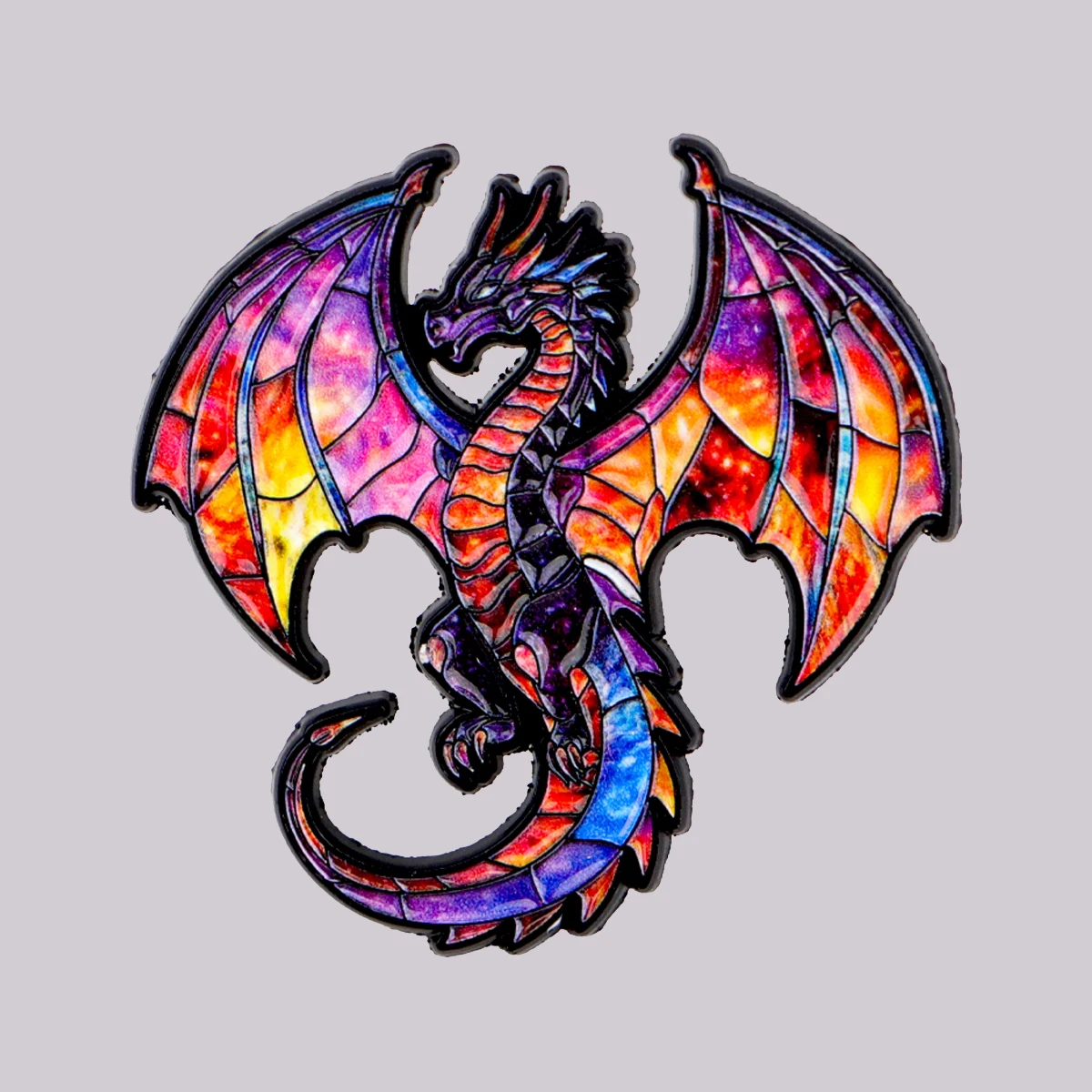 Pin esmaltado de dragón, broche fresco, alfileres de solapa, insignia artística en mochila, accesorios de ropa, joyería de animales, regalos para amigos