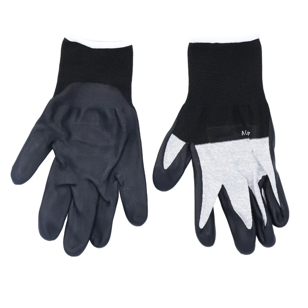 Rubber Electrical Insulated Gloves Black Touch Screen Insulation Gloves Non Slip Electrician Gloves Construction Work