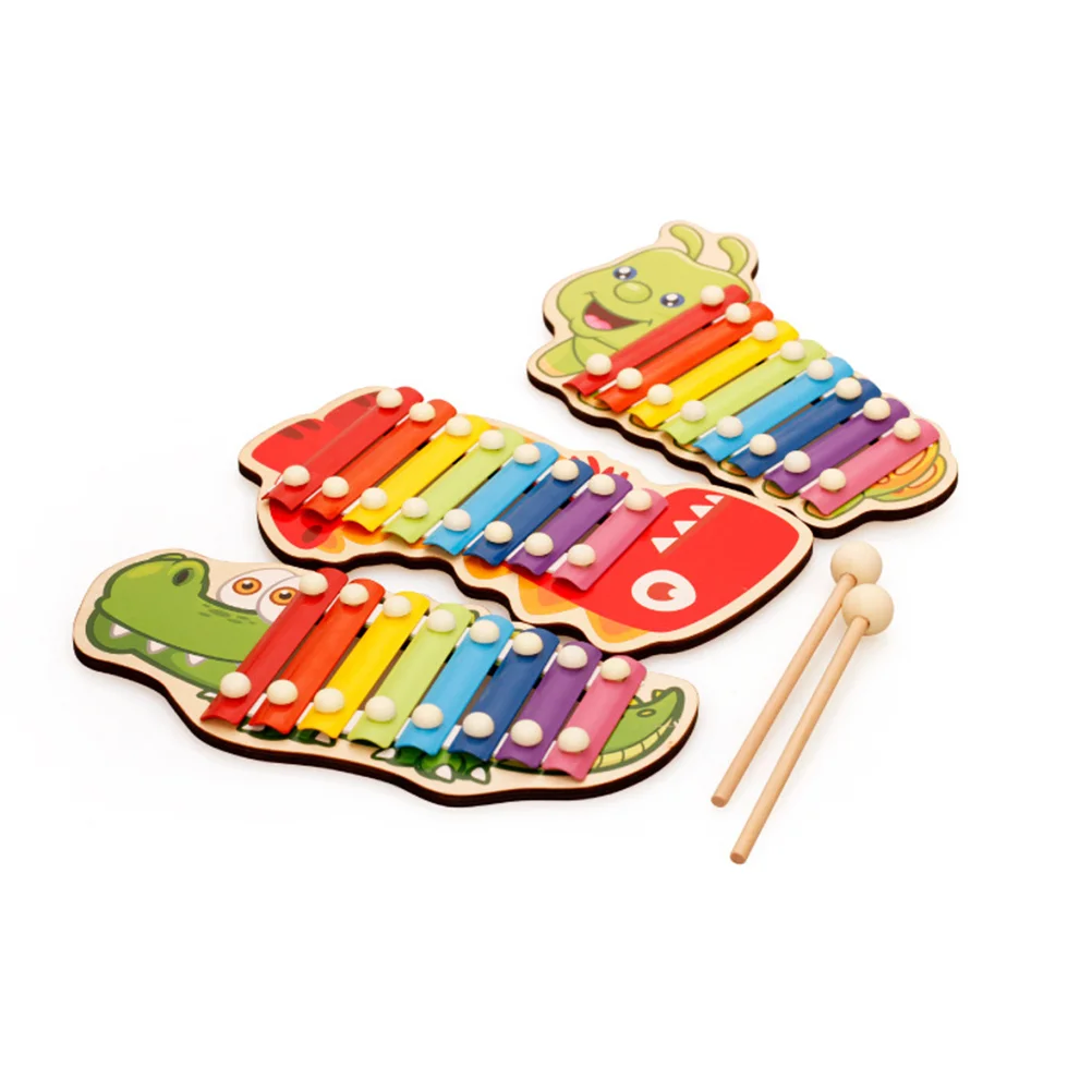 Musical Toy Toddle Percussion Wood Childrens Kids Toddlers Xylophone Animal