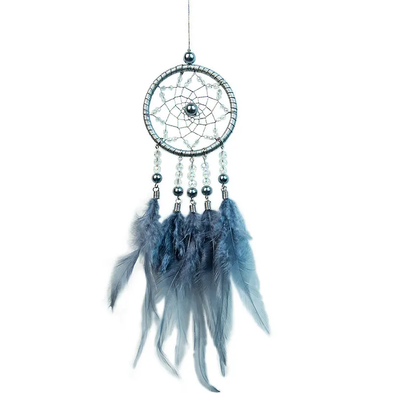 Dream Catcher Car Pendant Accessory Interior For Feather Mirror Hanging Pendant Home Decor Lucky Car Ornament Girls Men