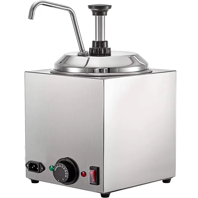 Single Pot Stainless Steel Electric Chocolate Melting Machine Cheese Dispenser for Nachos
