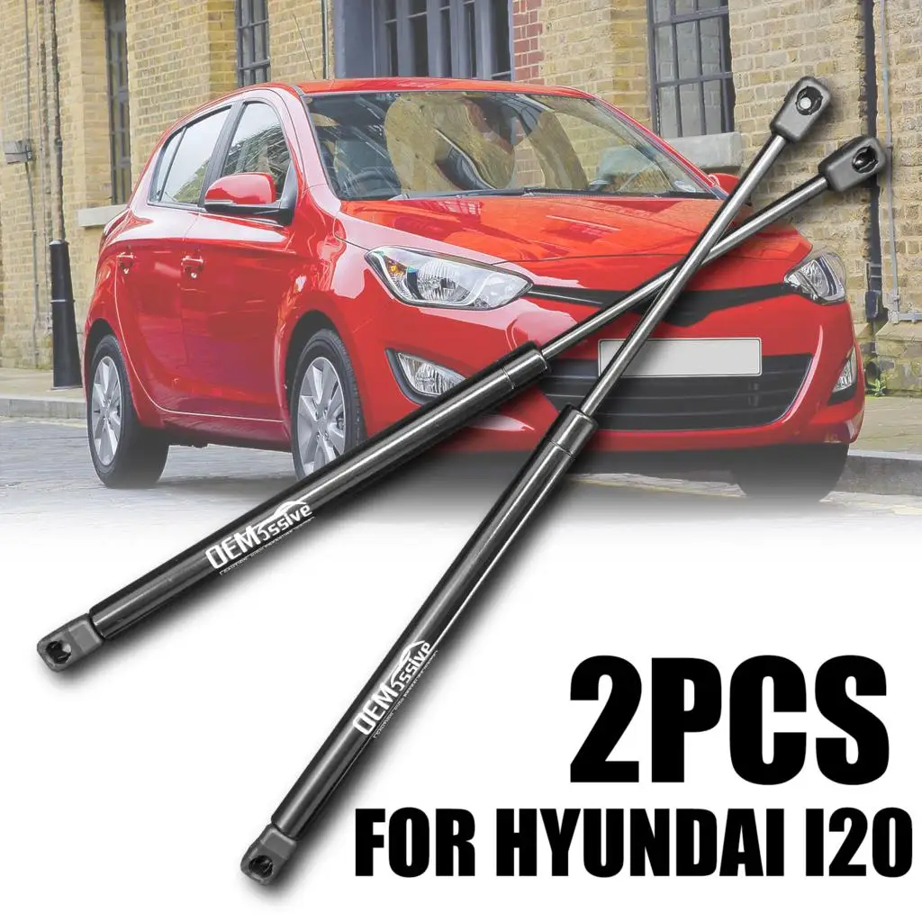 2pcs For Hyundai I20 Hatchback 2008-2014 817701J000 Tailgate Struts Gas Spring Boot Lifter Holder Supports Rear Trunk Arm Set