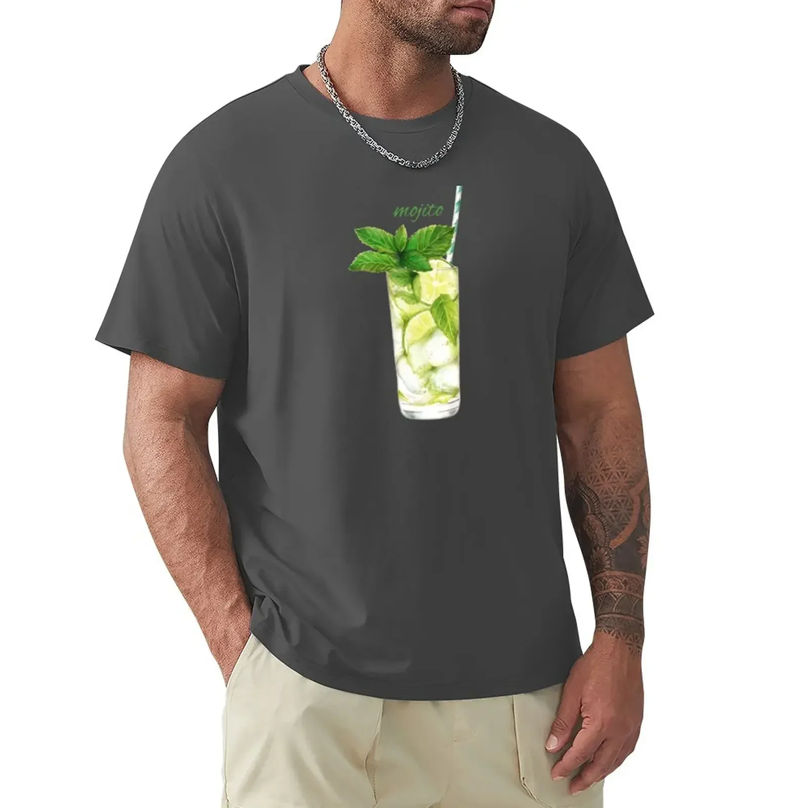 Mojito T-Shirt sweat custom shirt men workout shirt