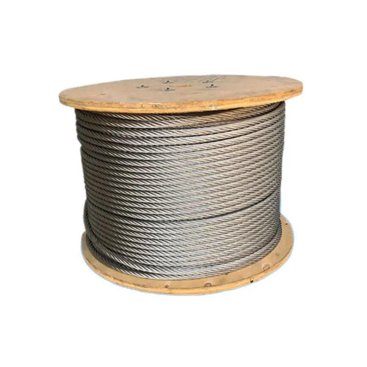 

Hot Sale Ss 316 Marine Rope 3Mm 20Mm 22Mm 24Mm 1X19 7X7 7X19 6X19 6X26 19X7 Stainless Steel Wire Rope