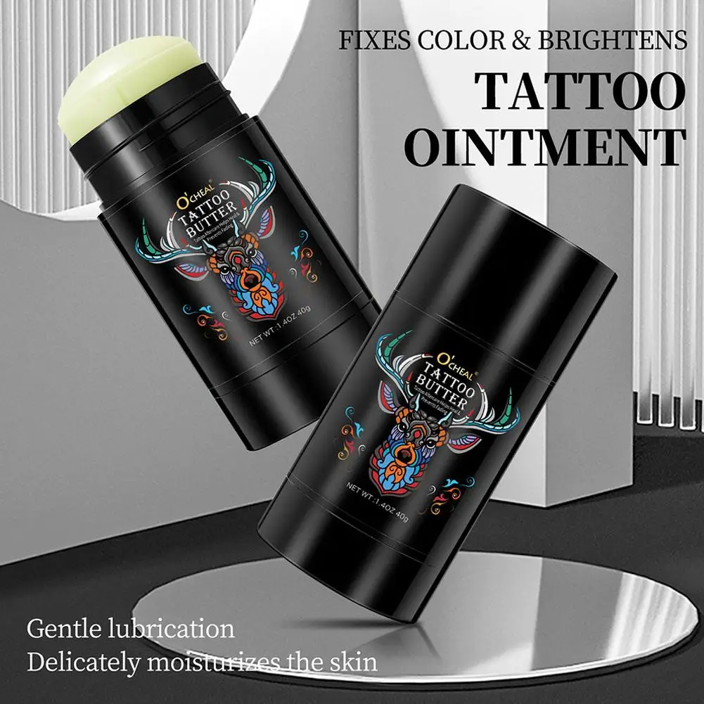 Baume hydratant et éclaircissant pour tatoueurs, crème naturelle pour le suivi des ingrédients, soin et soin des tatoueurs, 40g, Q1Z3