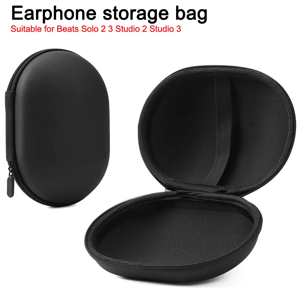 Hard  EVA Headphone Case 3 Headphone Bag Hard Shell Earphone Protective Covers With Inner Bag For Beats Solo 2 3 Studio 2 Studio