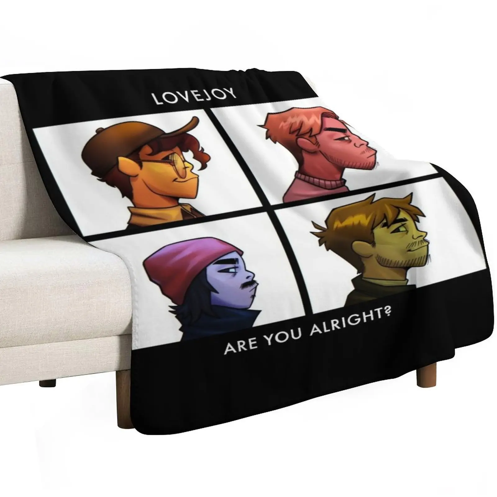 lovejoy band tshirt - lovejoy band hoodies - lovejoy band sticker Throw Blanket Extra Large Throw Sofa Furrys Loose Blankets