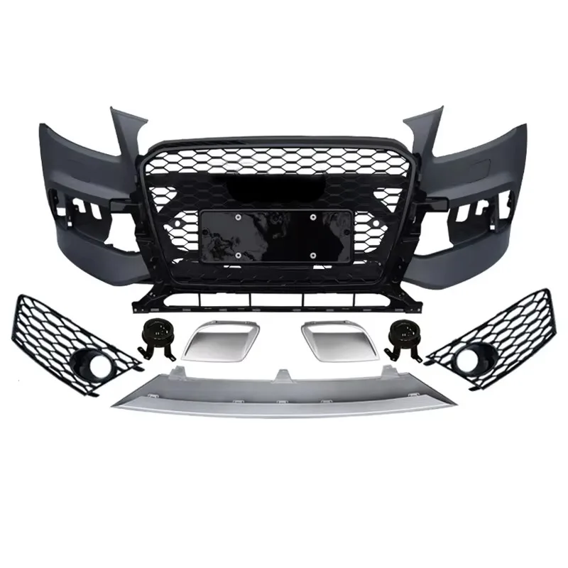 

Q5 SQ5 8R.5 2013-2018 High Quality Car RSQ5 Style Body Kit Q5 SQ5 Upgrade RSQ5 Front Bumper with Grille Grill