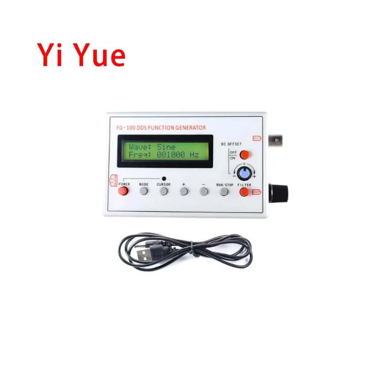 DDS Function Signal Generator FG-100 1HZ-500KHZ