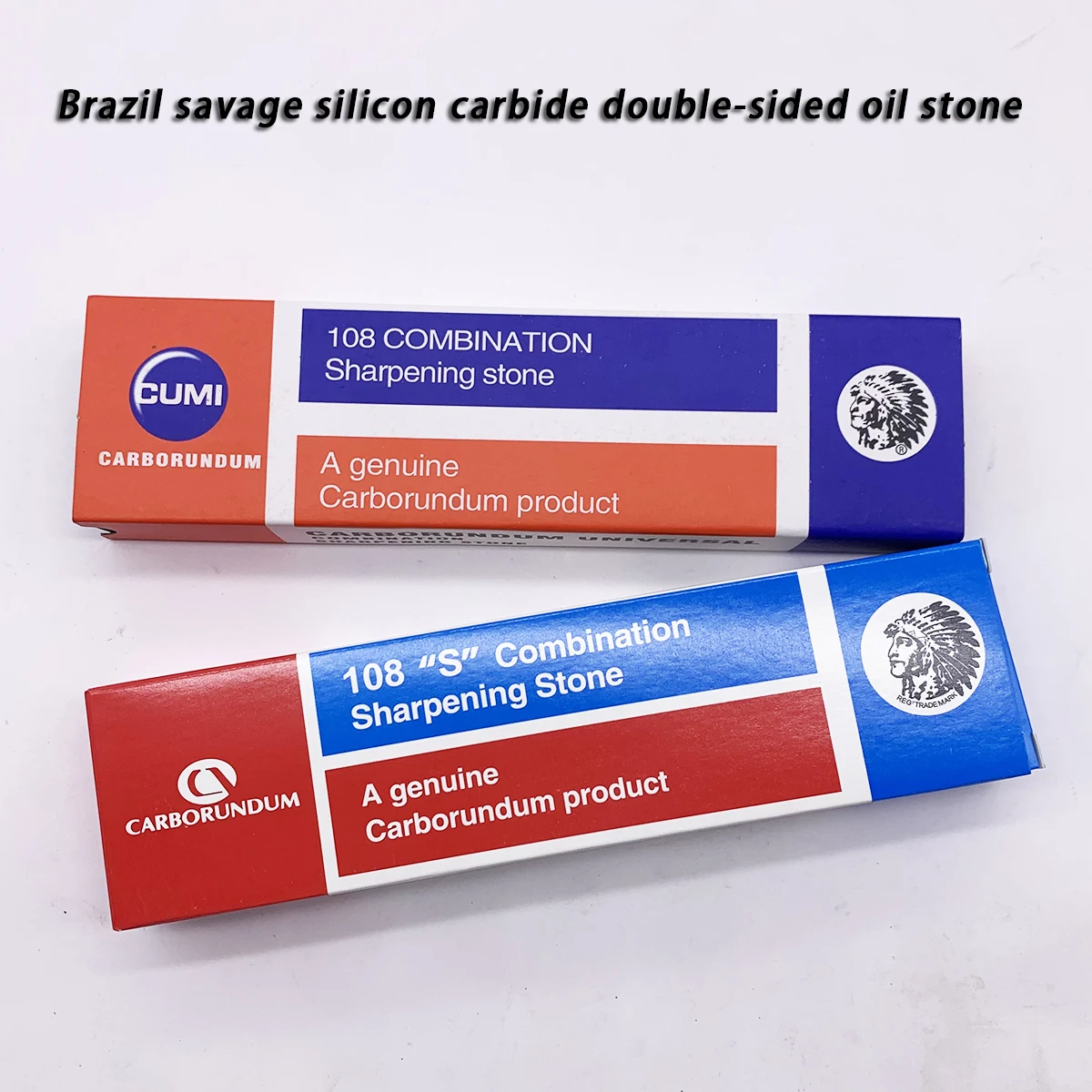 COMBINATION Silicon Carbide Double-Sided Oil Stone Whetstone 120#/320# 400#/600# Brazil Savage 25*50*200mm Wholesale