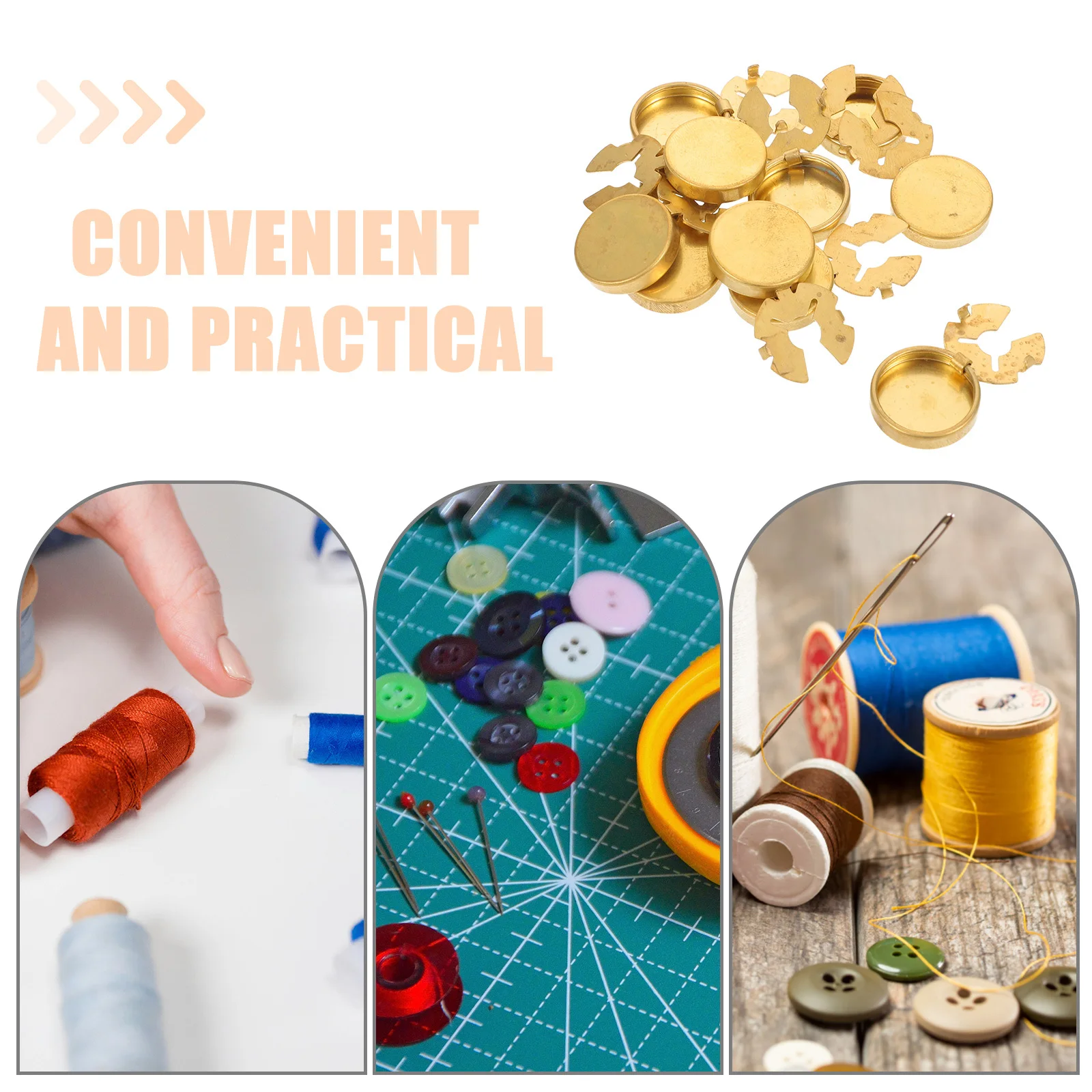 10 قطعة أغطية أزرار نحاسية للقمصان نمط بسيط آمن مناسب للرجال والنساء الأعمال أغطية أزرار الاستخدام الرسمي غير الرسمي #3