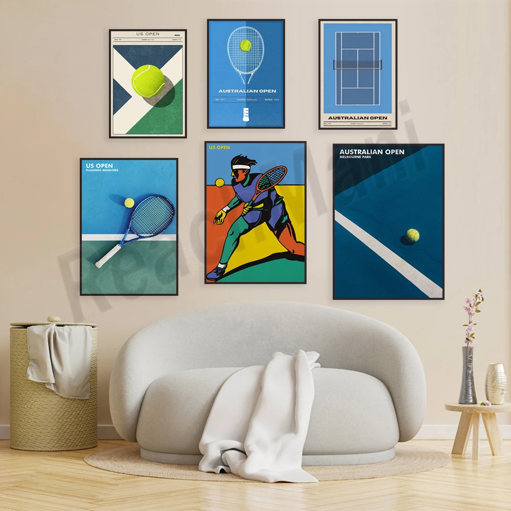 Теннисный постер, США Open, те – обзор и цена Home Decor Melbourne