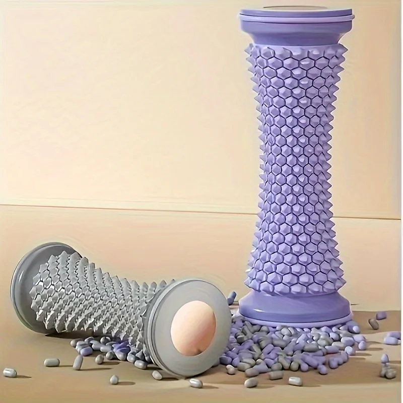 

PVC Foot Massage Roller - Plantar Relief, Yoga & Arch Support, Muscle Relax, Home Gym, Pain Relief Tool