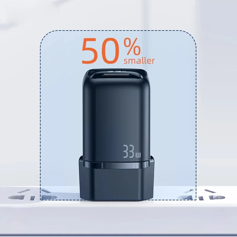 Jors pd 33w carregador rápido tipo de carga rápida c usb a para iphone 13 12 11 pro max mini xiaomi usb c macbook display digital samsung