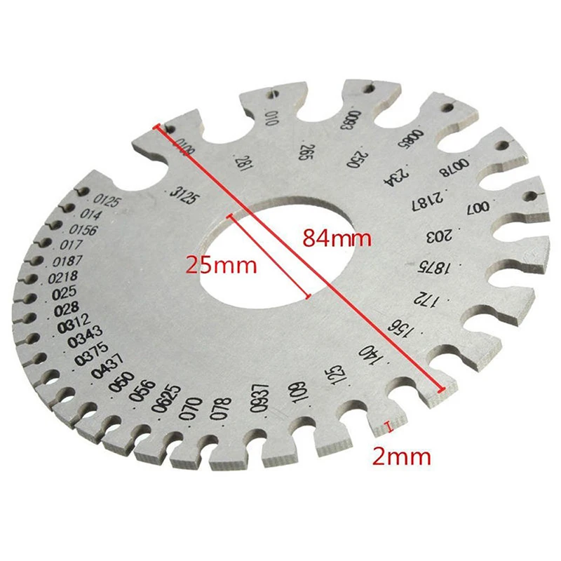 NEW HOT In Stock-2 Pack Steel Welding Gauge Welding Gauge Inspection Tool Wire Sizes Thickness Gauge