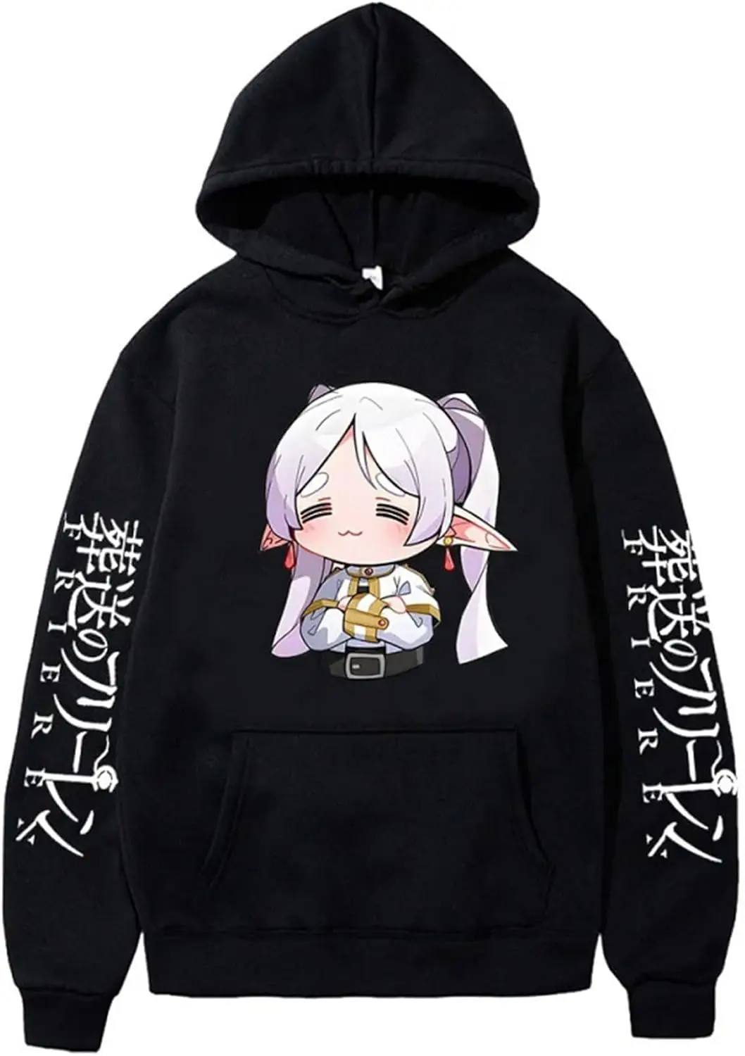 

Anime Frieren: Beyond Journey's End Hoodie Colorful Graphic Print, Unsex, Loose Sweatshirt