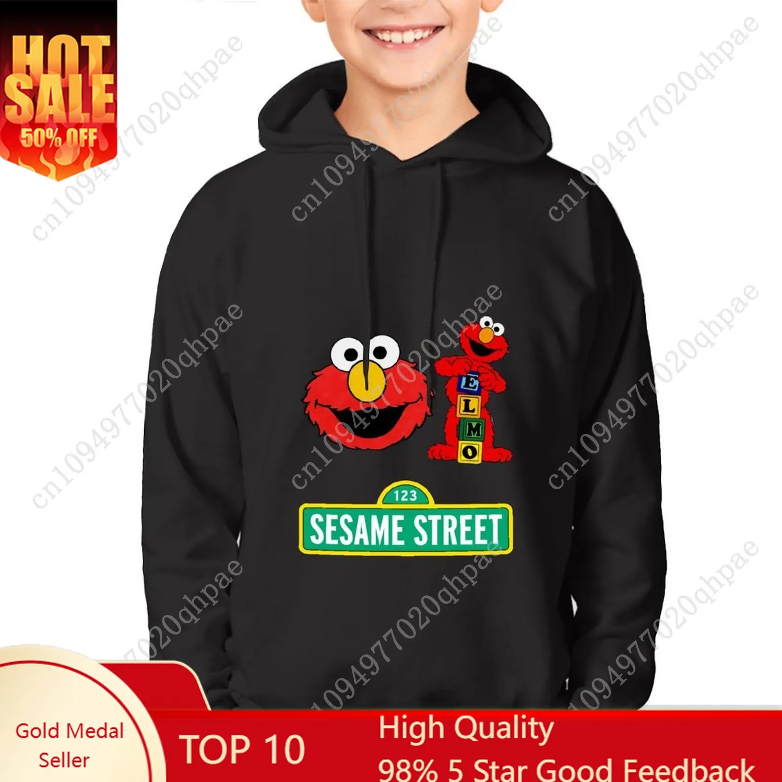 

Толстовка S-Sesames S-Streets для мальчиков и девочек, детская хлопковая толстовка высокого качества, легкие и удобные осенние топы на заказ