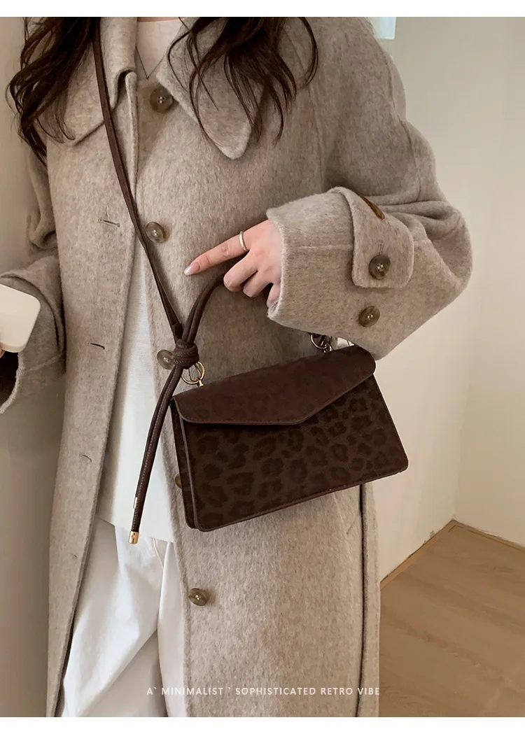 Leopard Print Fashion Small Shoulder Crossbody Bags for Women 2026 New High Quality Pu Leather Woman Tote Bags Women's Handbag - view 4