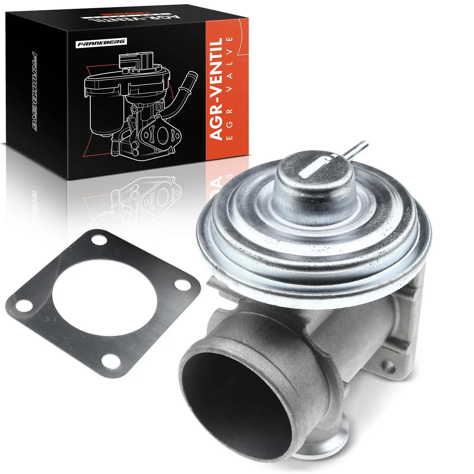 Frankberg 1x AGR Klep Uitlaatgasrecirculatieklep voor BMW 3 Serie E46 3 Serie Cabriolet 3 Serie Compact 3 Serie Coupé E38 E65 WAV000040