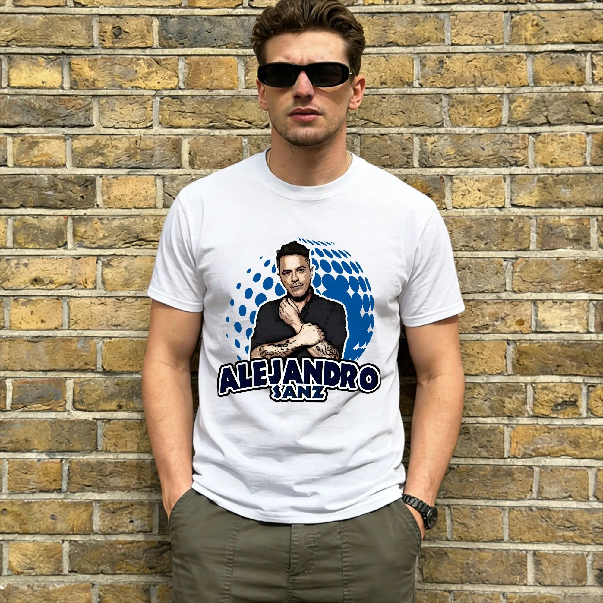 Casual Alejandro Sanzs T-Shirts Men Round Neck 100% Cotton T Shirt Spanish 2026 Tour Short Sleeve Tees Summer Tops