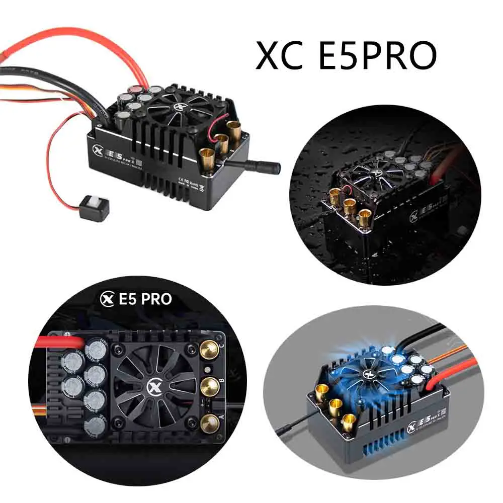 

XC E5 PRO Sensored Brushless for 1/5 RC Model Car XC E5 PRO 250A 6-12S Lipo ESC Speed Buggy Truck Accessories