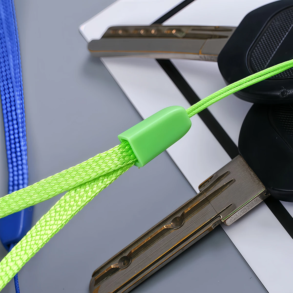 10-30 Stück Nylon-Lanyard Handgelenkband Kabelhalter für Schlüsselanhänger, Kamera, Selfie-Stick, Handy, USB-Stick, Universelles Seilzubehör – Detail 7