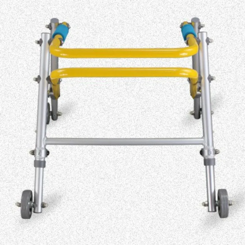 Orientation four-wheeled children's walker lower limb rehabilitation walker training standing frame walker