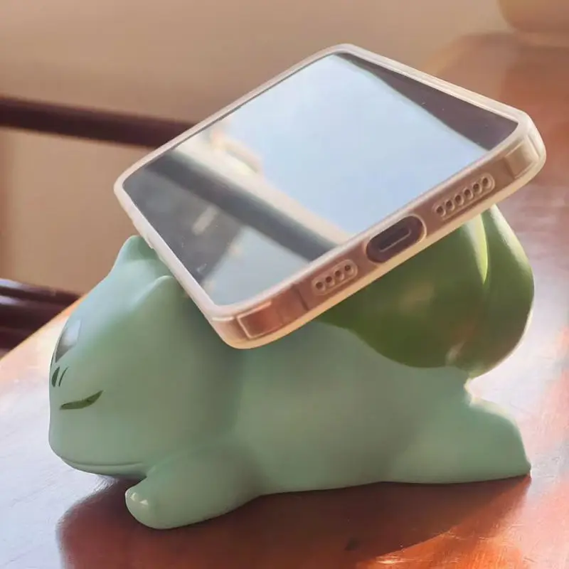 Pokemon Bulbasaur Mobile Phone Holder Stand Accessories Cartoon Cute Tablet Desk Mount Table Flexible Lazy Bracket Support Gift