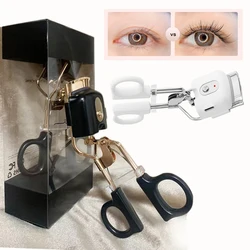 Private Label New Mini Beauty Make-Up USB Rechargeable Electric Intelligent Heating Portable Heated Eyelash Curler