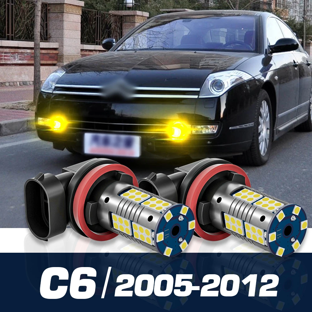 

2pcs LED Fog Light Canbus Accessories For Citroen C6 2005-2012 2006 2007 2008 2009 2010 2011